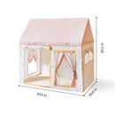 Tiny Land® Sweet Citrus Kids Play Tent – White and Pink Indoor Playhouse