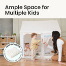 Tiny Land® Sweet Citrus Kids Play Tent – White and Blue Indoor Playhouse