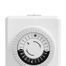 TM02 Plug In Timer Indoor Mechanical Clock for Garden Lights Transformers 24 Hour