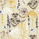 Vintage Wildflowers Wallpaper