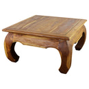 Haussmann Teak Thai Opium Table 29x29x16 inch Height Oak Oil