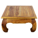 Haussmann Teak Thai Opium Table 29x29x16 inch Height Oak Oil