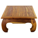 Haussmann Teak Thai Opium Table 29x29x16 inch Height Oak Oil