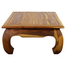 Haussmann Teak Thai Opium Table 29x29x16 inch Height Oak Oil