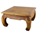 Haussmann Teak Thai Opium Table 29x29x16 inch Height Oak Oil