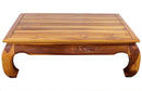 Haussmann Teak Thai Opium Table 32 x 47 x 16 inch Height Oak Oil