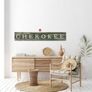 Custom Lodge Cities & Towns Minimalist Green Customizable | Wall Art Print on Real Wood