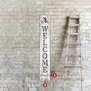 Mountain Biker Welcome Sign | Real Wood Art Print