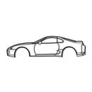 Supra MK4 Metal Car Wall Art - NC1096