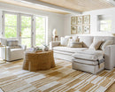 Thyra Broken-Striped Jute Rug - Clearance