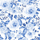 Blue Floral Wallpaper