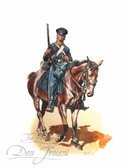 Trooper, 1st Regiment, U.S. Dragoons, 1846-1847