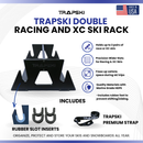 TRAPSKI DOUBLE Racing and XC Ski Rack