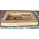 HANDCRAFTED CUSTOM TRAVERTINE SINK - 2 (TR-057)