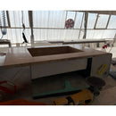 HANDCRAFTED CUSTOM TRAVERTINE SINK - 1