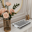 Decorative Tray Discovery Cypher Pattern Resin Inlay Collection in 11x17