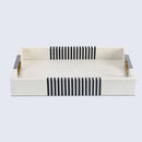 Decorative Tray Optique Reflect Pattern Resin Inlay Collection in 11x17