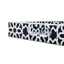 Decorative Tray Shiraz Pattern Resin Inlay Collection in 11x17, Black & White