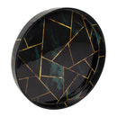 Decorative Tray Cosmos Galaxy Pattern Resin Inlay Collection in 12x12