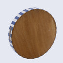 Decorative Round Trays Riviera Ronde Pattern Resin Inlay Collection in 12x12