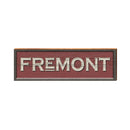 Fremont Red White Sign | Real Wood Art Print