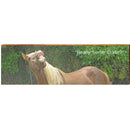 Horse Really Surfer Dude TRE9 | Wall Art Print on Real Wood
