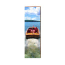 Lake Norman Vintage Boat Sign | Real Wood Art Print
