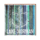 Lake Norman Anchor Sign | Real Wood Art Print