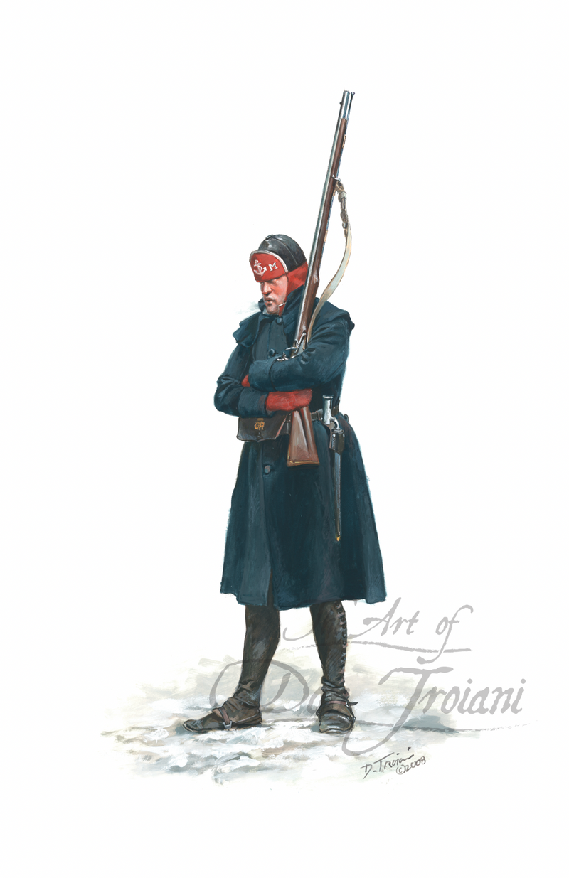 British Marine In Winter Dress, America 1775-1776 British Marine In Winter Dress, America 1775-1776