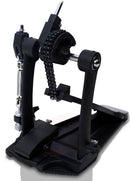 GRIFFIN Drum Hardware Set (3 Piece Kit) - Kick Drum Pedal, Drummer's Throne Seat & Straight Cymbal Stand - Deluxe Chrome Percussion Set for Mounting Crash, Ride & Splash Cymbals