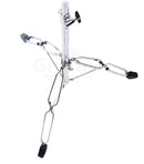 Cymbal Boom & Straight Stand Combo Set (4x Stands) by GRIFFIN - Percussion Drum Hardware Kit with Arm Counterweight Adapter & Double-Braced Legs for Mounting Crash, Ride & Splash Cymbals