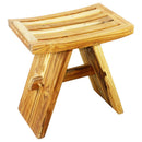 Haussmann Teak Thai Teak Shower Stool 18 L x 12 W x 18 in Height Teak Oil