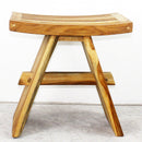Haussmann Teak Thai Teak Shower Stool 18 L x 12 W x 18 in Height Teak Oil