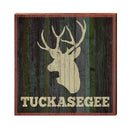 Tuckasegee Deer Head | Wall Art Print on Real Wood