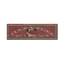 Tuckasegee Trout Red Latitude Longitude | Wall Art Print on Real Wood