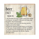 Beer Definition | Wall Art Print on Real Wood