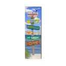Portsmouth, NH Beach Directional | Wall Art Print on Real Wood