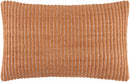 Trory Burnt Orange Throw Pillow