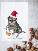 Bah Hum Pug Kitchen Towel