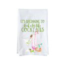 Christmas Cocktails Kitchen Towel