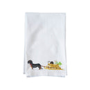 Dog Cat Sled Kitchen Towel