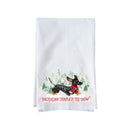 Dachshund Snow Kitchen Towel