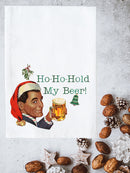 Ho-Ho-Hold My Beer Kitchen Towel
