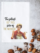 Jolliest Elf Kitchen Towel
