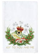 Joy To You And Me Kitchen Towel