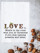Love Is Christmas Kitchen Towel
