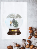 Snow Globe Tree Kitchen Towel