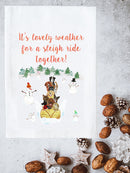 Sleigh Ride Together Kitchen Towel