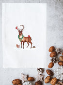 Stag With Animals Kitchen Towel