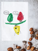 Working Over The Holidays Kitchen Towel